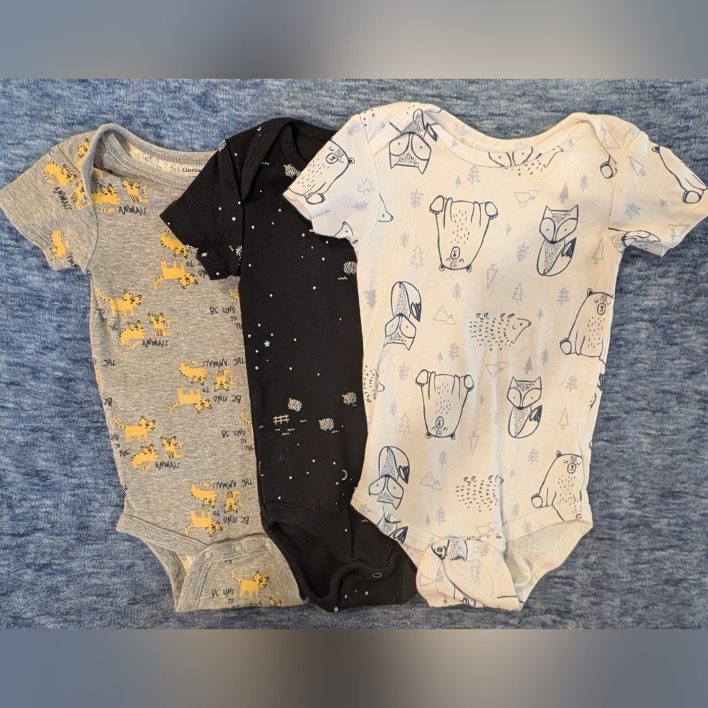 12 Months Bodysuits - 3